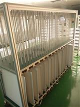 Flat lamp aging rack