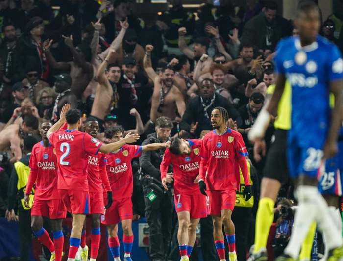 巴黎圣日耳曼双杀切尔西总比分8-2晋级欧冠8强